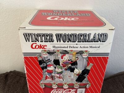 Coca Cola Winter Wonderland Musical Cooler