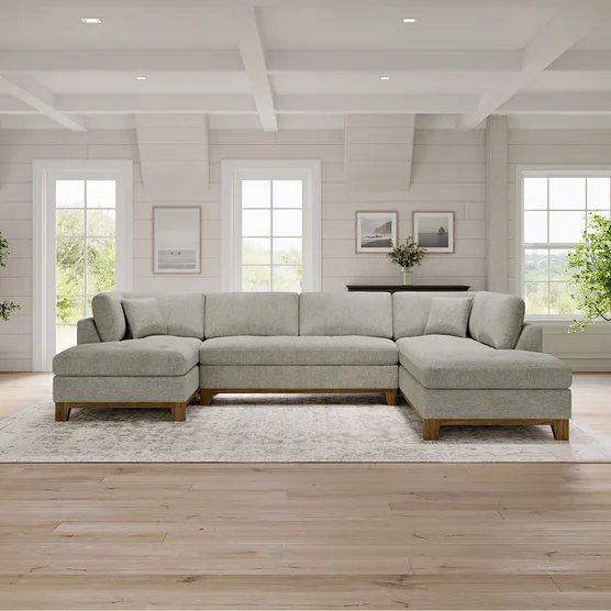 THOMASVILLE TAVISH FABRIC COSTCO SECTIONAL WITH STORAGE