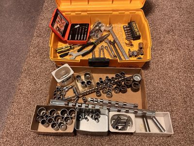 Tool Lot 100+ pcs Wrench Socket Craftsman not Snap-on or Mac Tool
