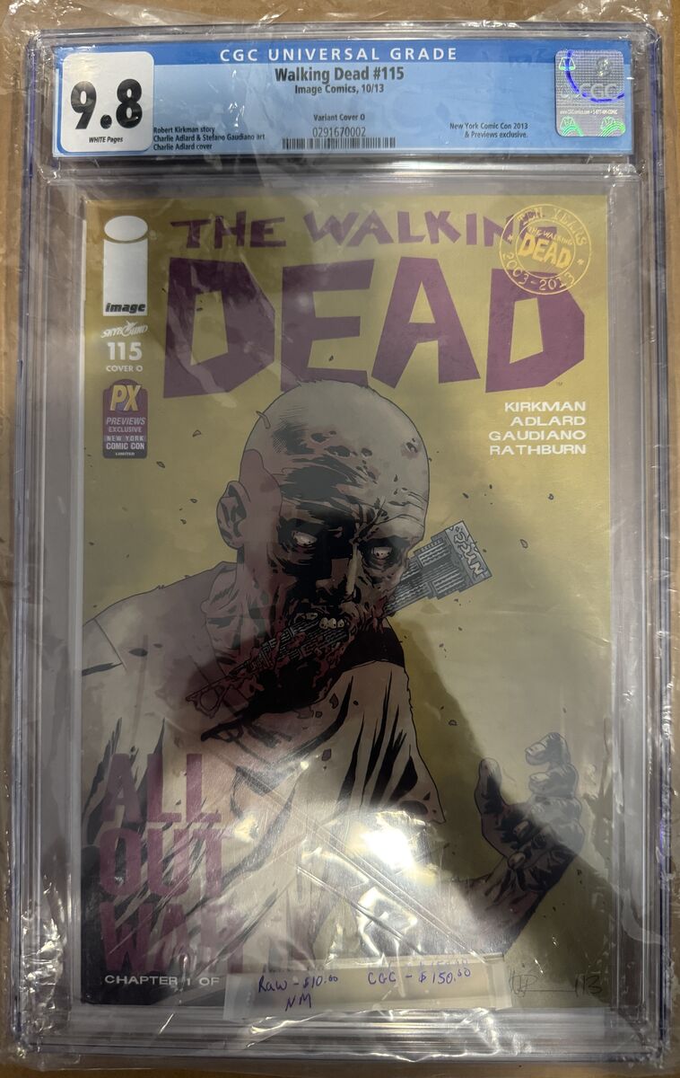 The Walking Dead #115 CGC 9.8 Variant Cover O New York Comic Con Exclusive Image Comics
