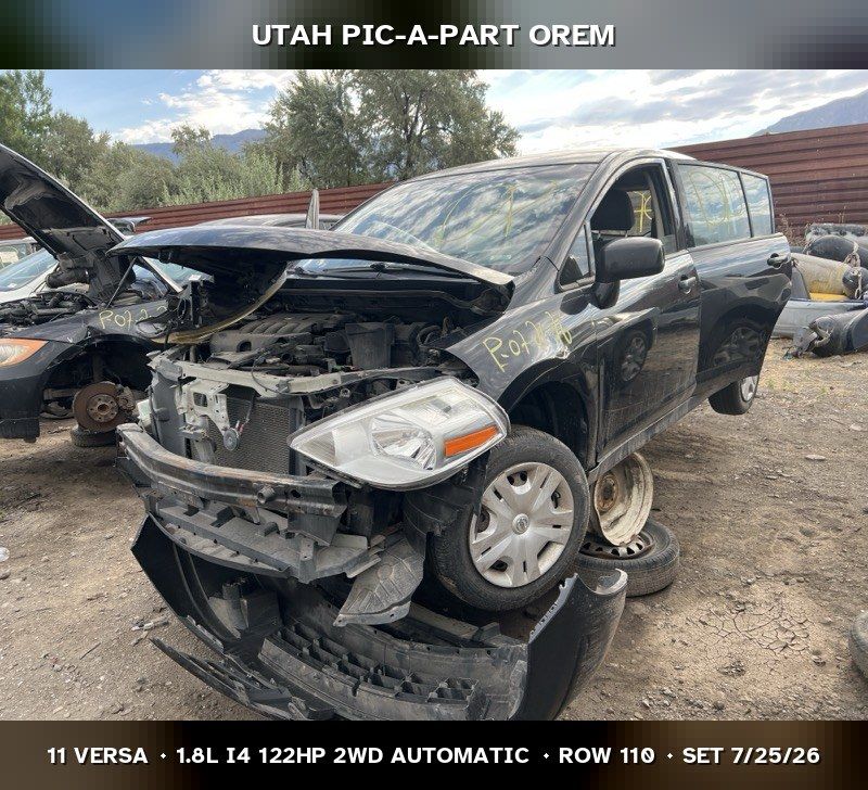 New Arrival - 2011 Nissan Versa Parts - UTPAP Orem