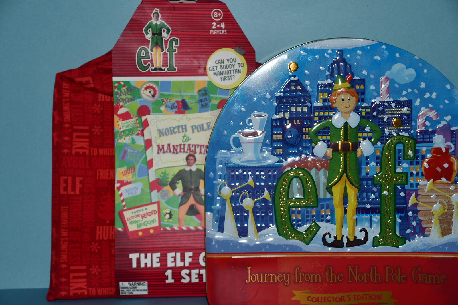 2 NEW, SEALED CHRISTMAS GAMES ~ BUDDY THE ELF ~ AGES 8+ ~ FAMILY GAMES!