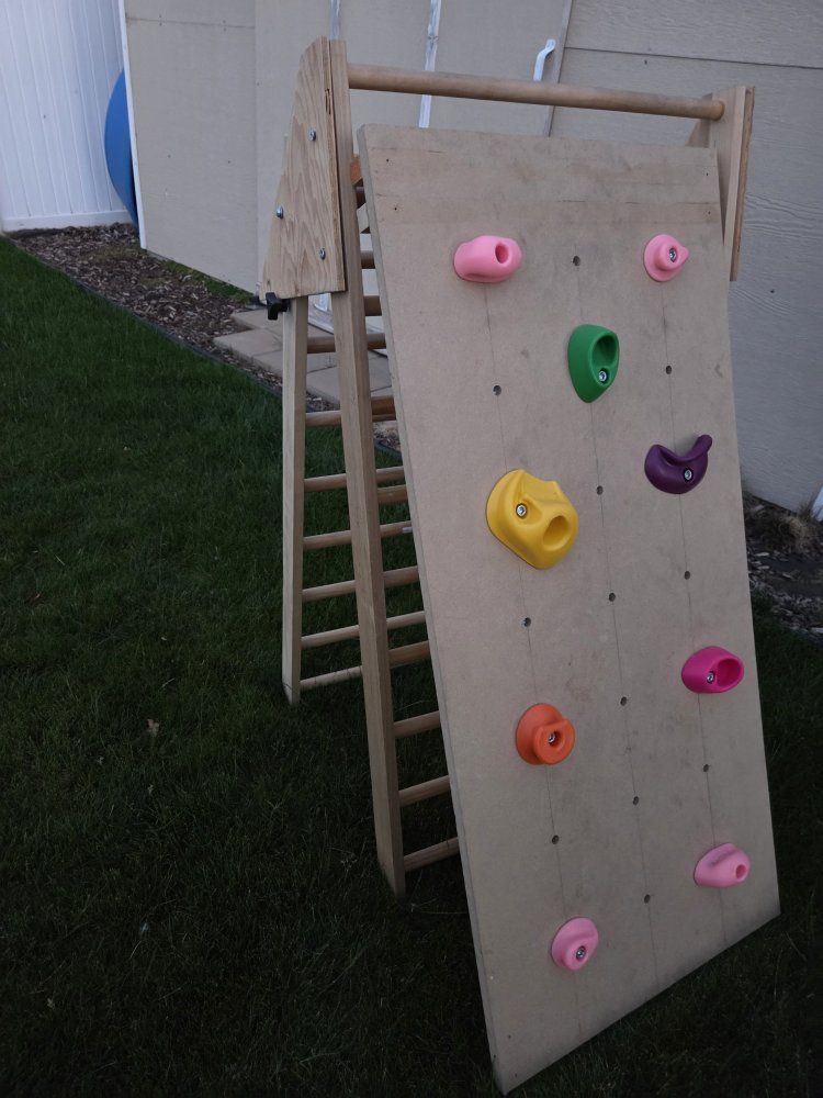pikler triangle  (homemade)
