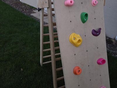 pikler triangle (homemade)