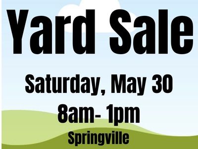 Springville Yard Sale!!