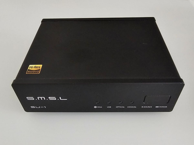 S.M.S.L (SMSL) SU-1 MQA Hi-Res Audio Dac for Headphone/Speaker/IEM Amplifiers w/ Brand New Monoprice RCA Cables
