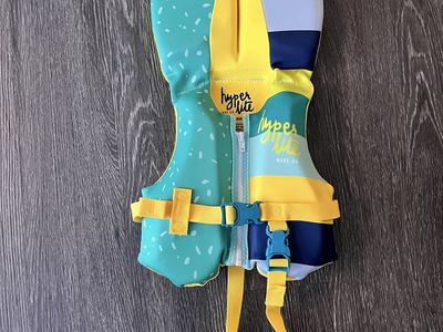 Hyperlite Wake Co Infant Life Vest - Yellow/Teal - USCG Approved - For Infants 0-30 lbs