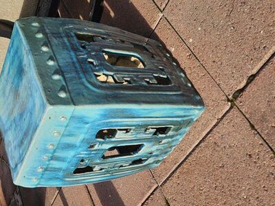 Ceramic Latern Shaped Outdoor Table Stand