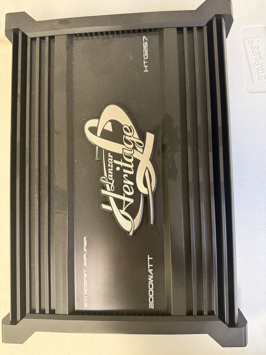 Lanzar Heritage 2 Channel Car Audio Amp