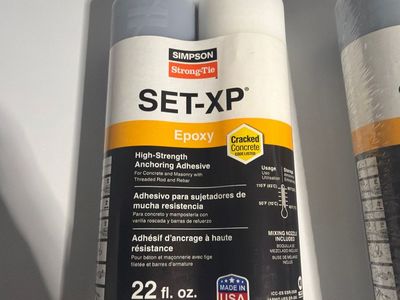 3x Simpson Strong-Tie SET-XP Epoxy