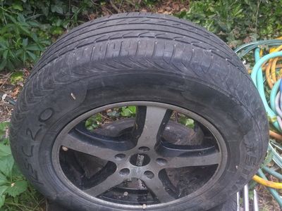 Tire on rim