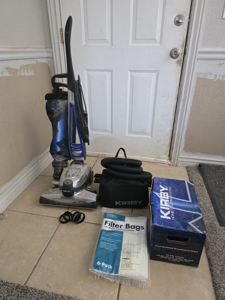 Kirby Avalir 2 Upright Vacuum & Multi-Surface Shampoo System w/ Filter Bags & Attachments