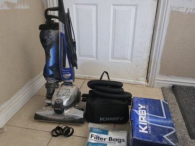 Kirby Avalir 2 Upright Vacuum & Multi-Surface Shampoo System w/ Filter Bags & Attachments