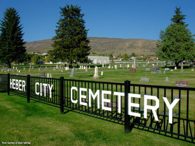 Heber City Cemetery Burial Plots