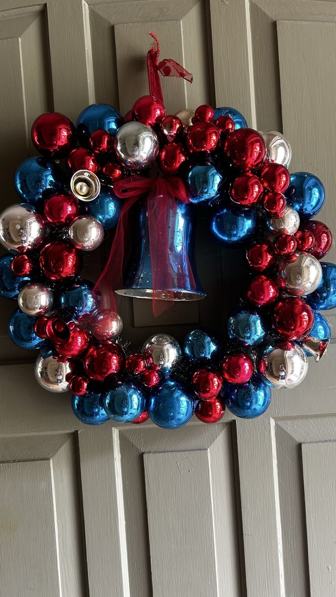 Celebrate America's 250th Shiny Brite Wreath
