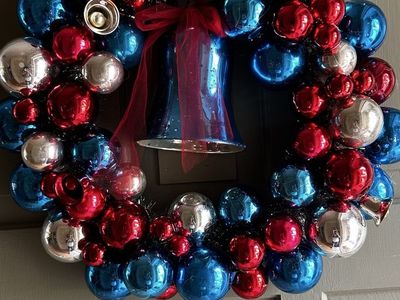 Celebrate America's 250th Shiny Brite Wreath