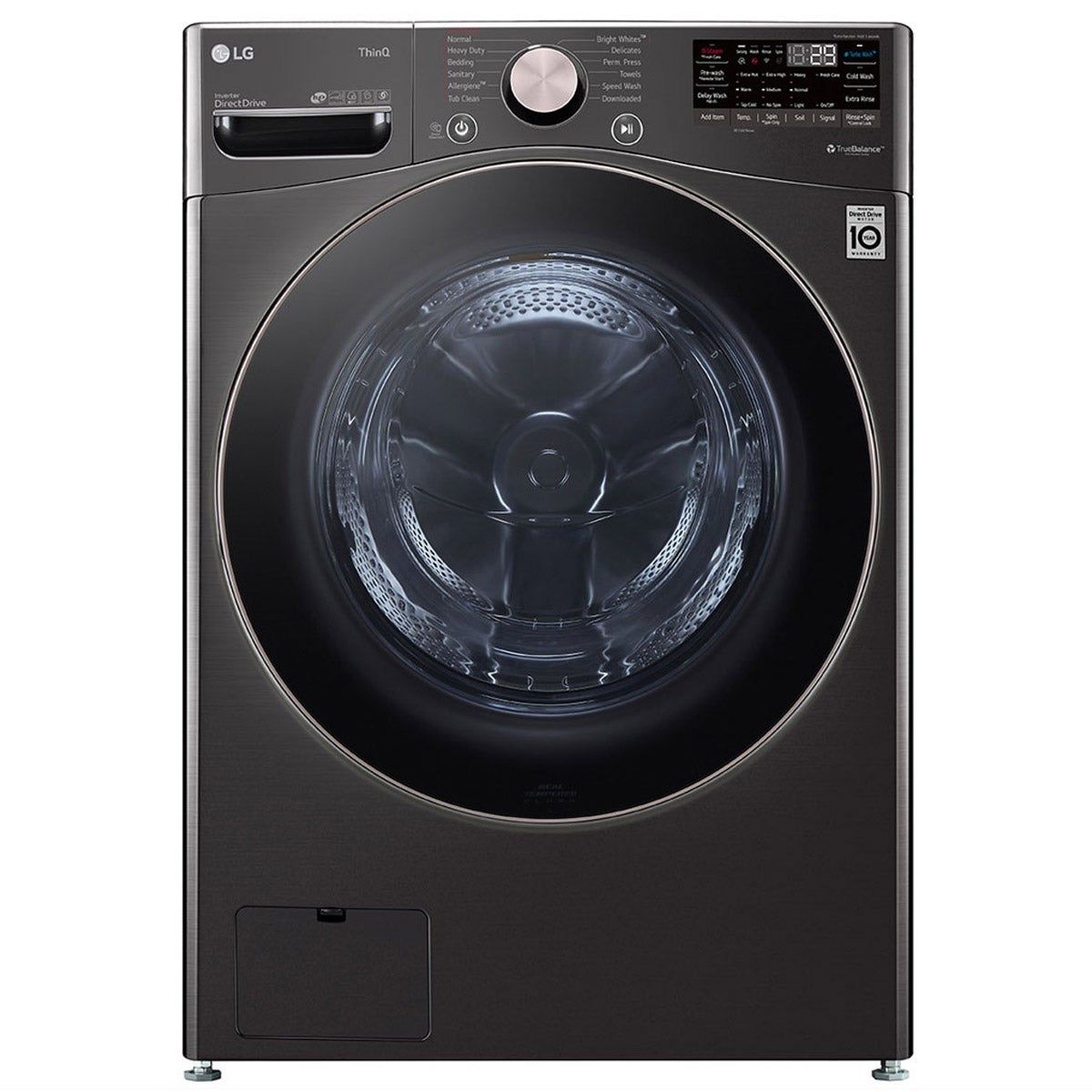 LG WM4000HBA 4.5 Cu. Ft. TurboWash WiFi Enabled Washing Machine, Black Steel  1463444  #102437