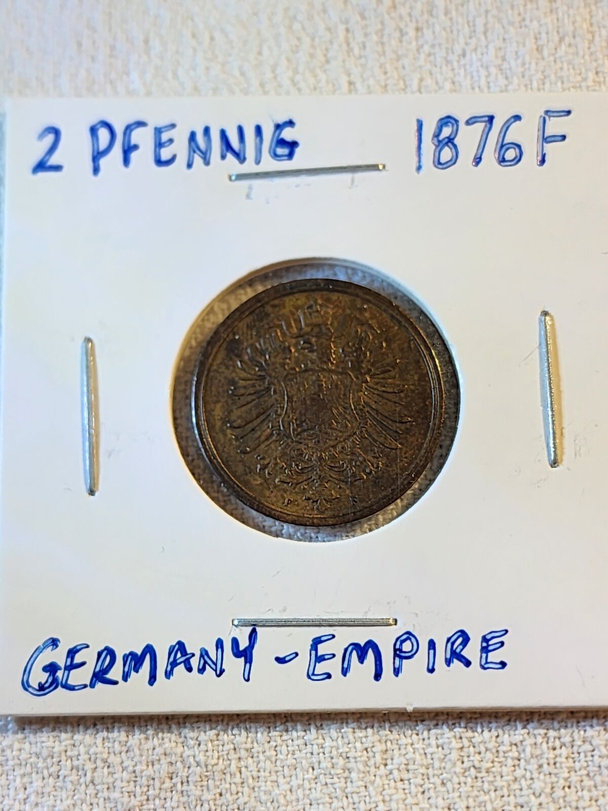 1876F Germany-Empire 2 Pfennig