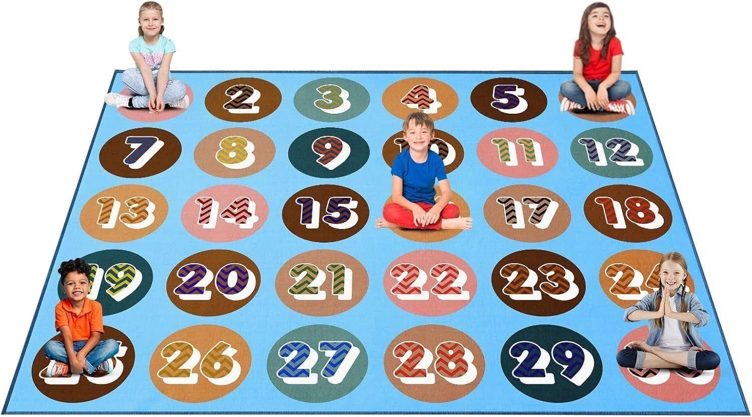New! Classroom Rug for Schools, Daycares,  Preschools Kids to Sit on, Teachers Reading, seating and more!!