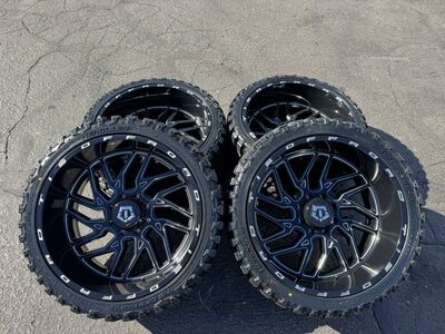 New 33x12.50r24 TIS TT1 MT 544BM -51 8x6.5 Ram GMC