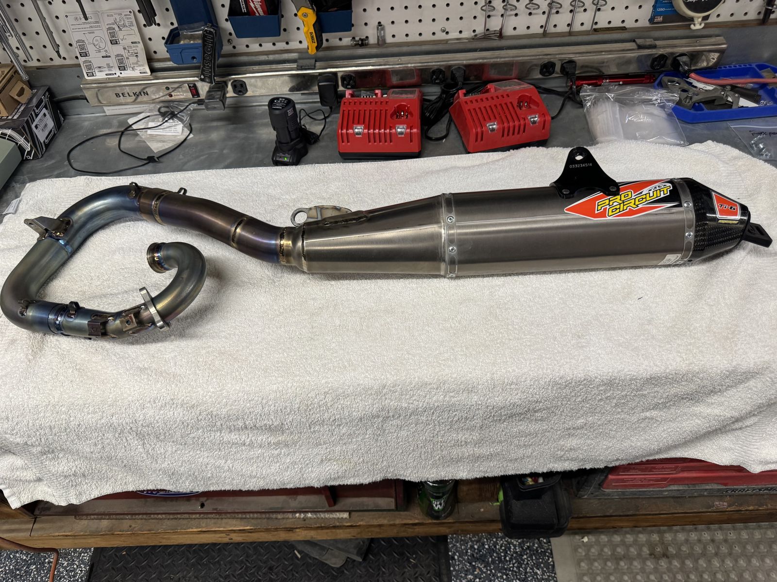 2023-2025 YAM YZ450 PRO CIRCUT TI-6 Full exhausr