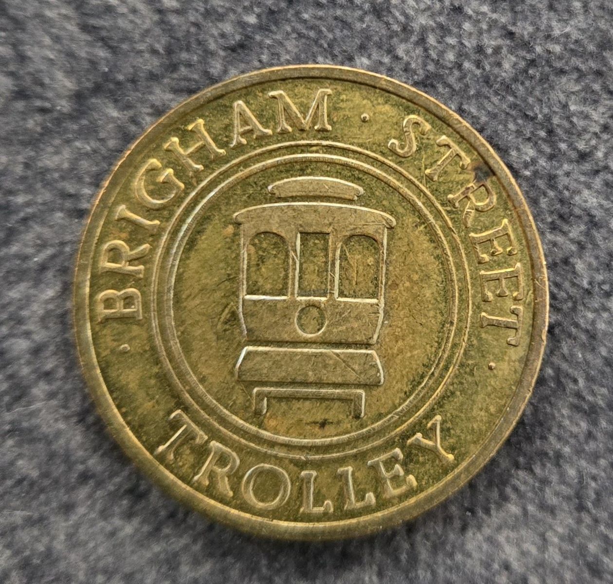 Brigham Street Trolley Transit Token S.L.C. Utah