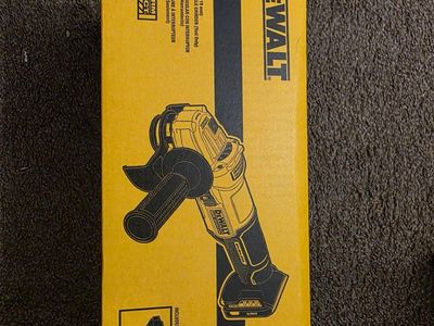 New DeWalt 20V MAX 4-1/2 in. Angle Grinder with Slide Switch