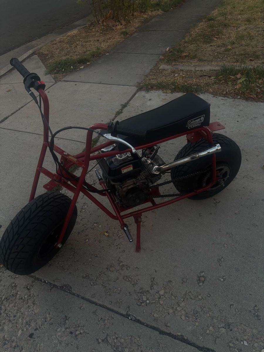 Coleman CT200U Mini Bike Red Gas Powered