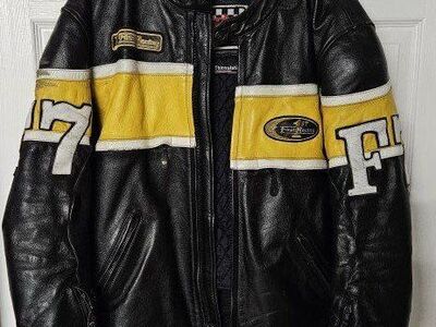 Vintage First Racing Motorcycle Jacket Size XL