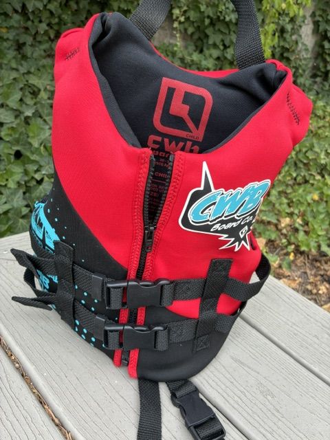 Neoprene LIFE VEST size CHILD (30-50 lb.)    $20