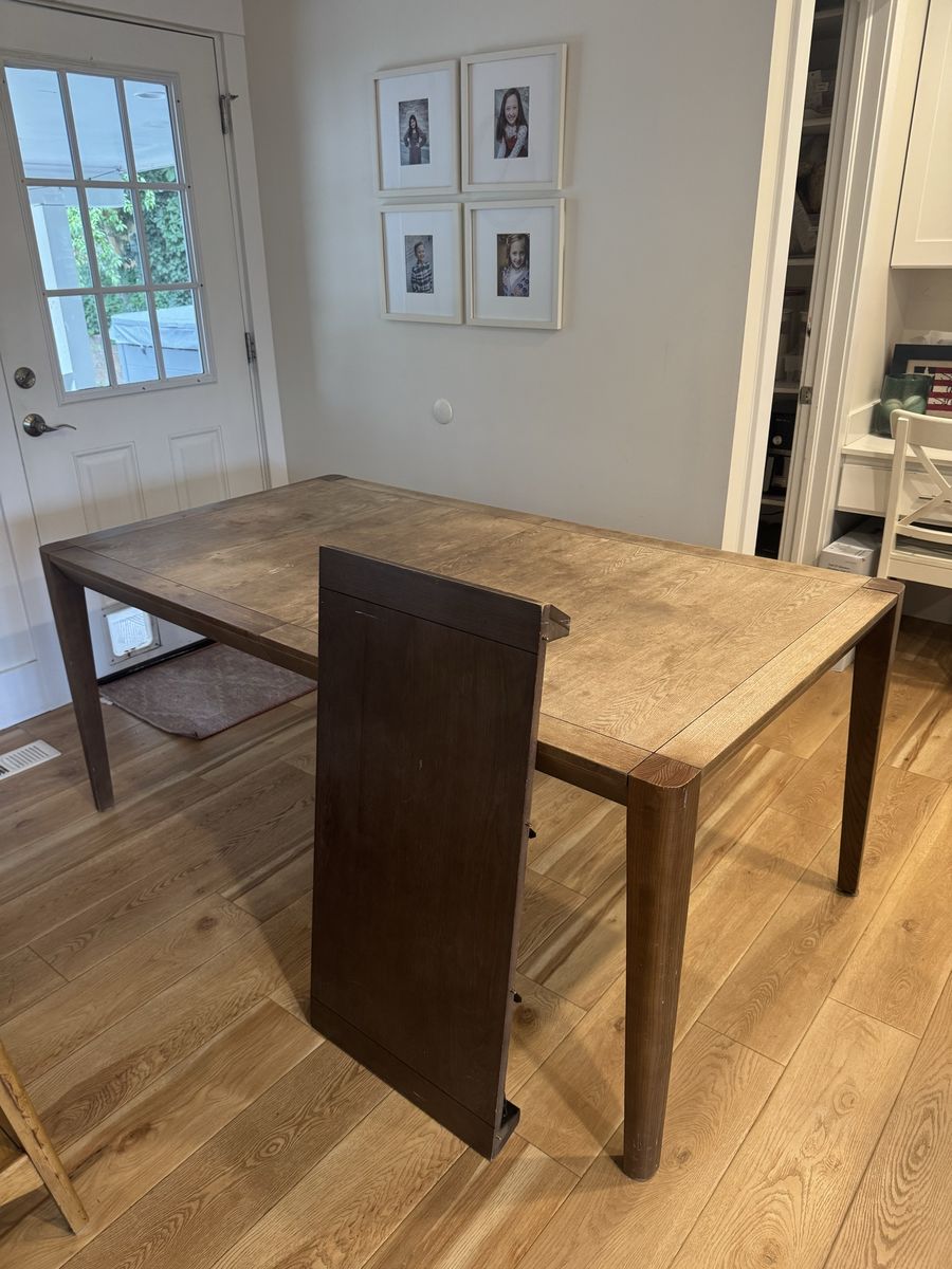 West Elm Kitchen Table with Leaf