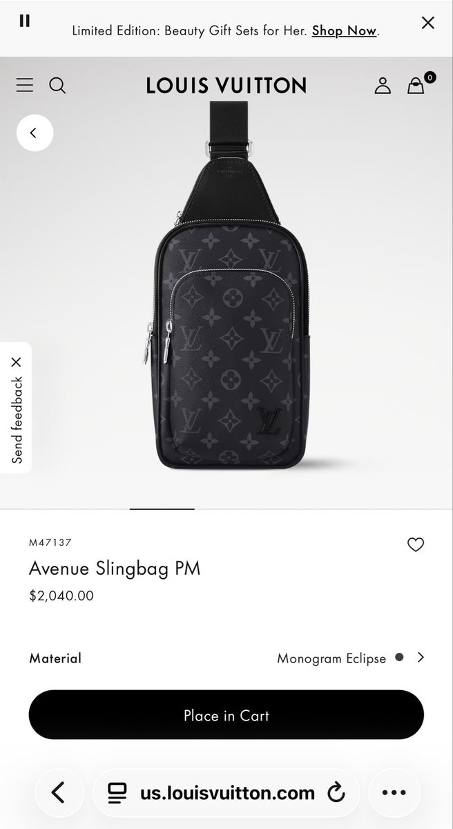 Louis Vuitton Avenue Slingbag PM