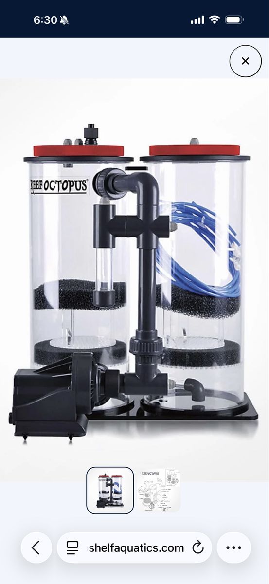 Reef Octopus Dual Chamber Media Reactor