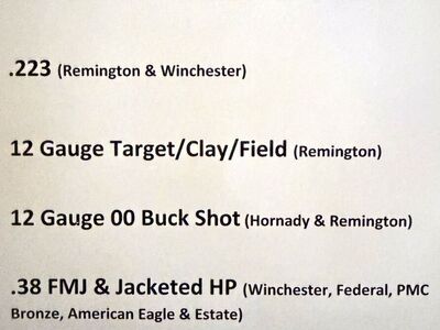 Factory Ammo (50% off Retail)