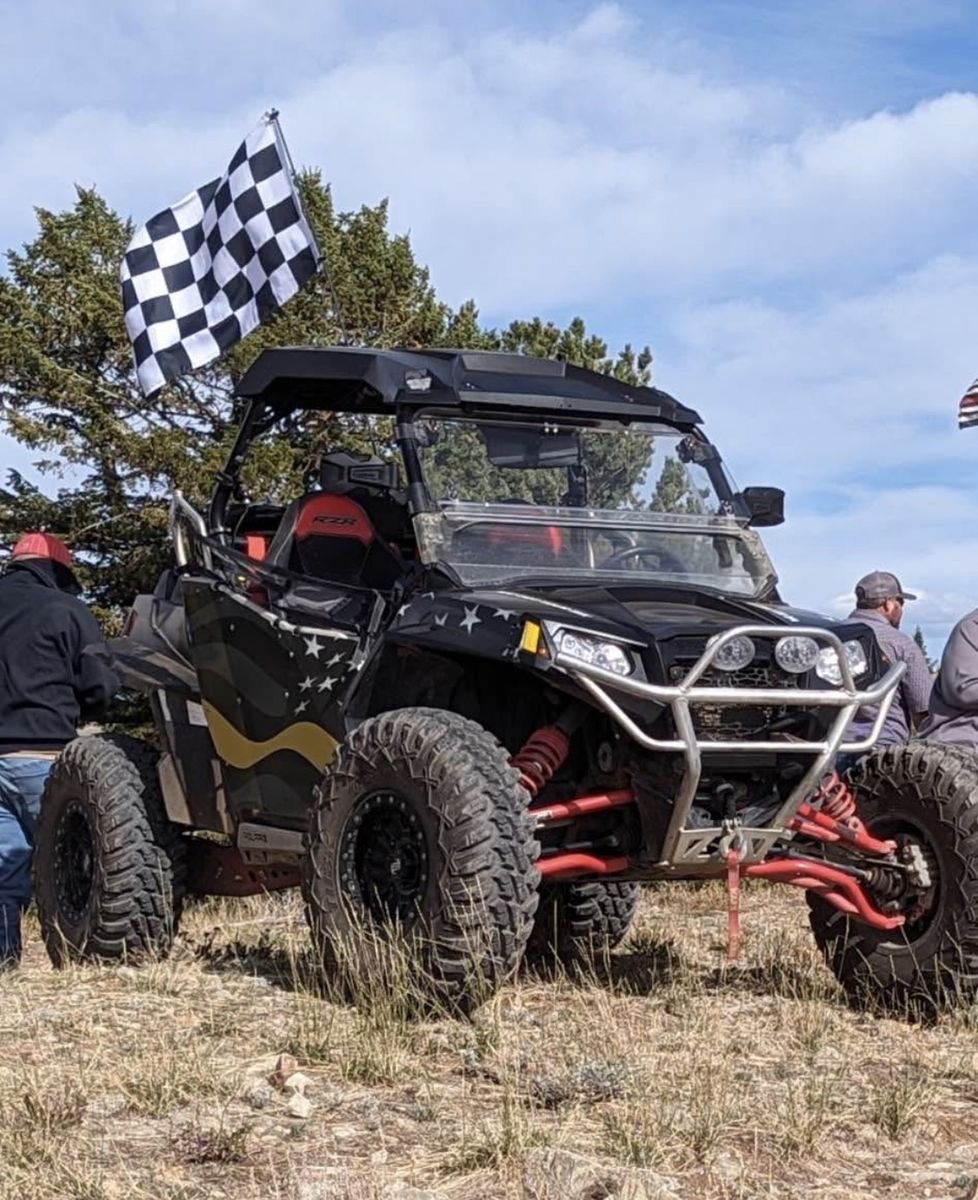 2014 Polaris RZR 900 Xp With flatbed Trailer.