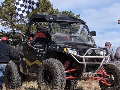 2014 Polaris RZR 900 Xp With flatbed Trailer.