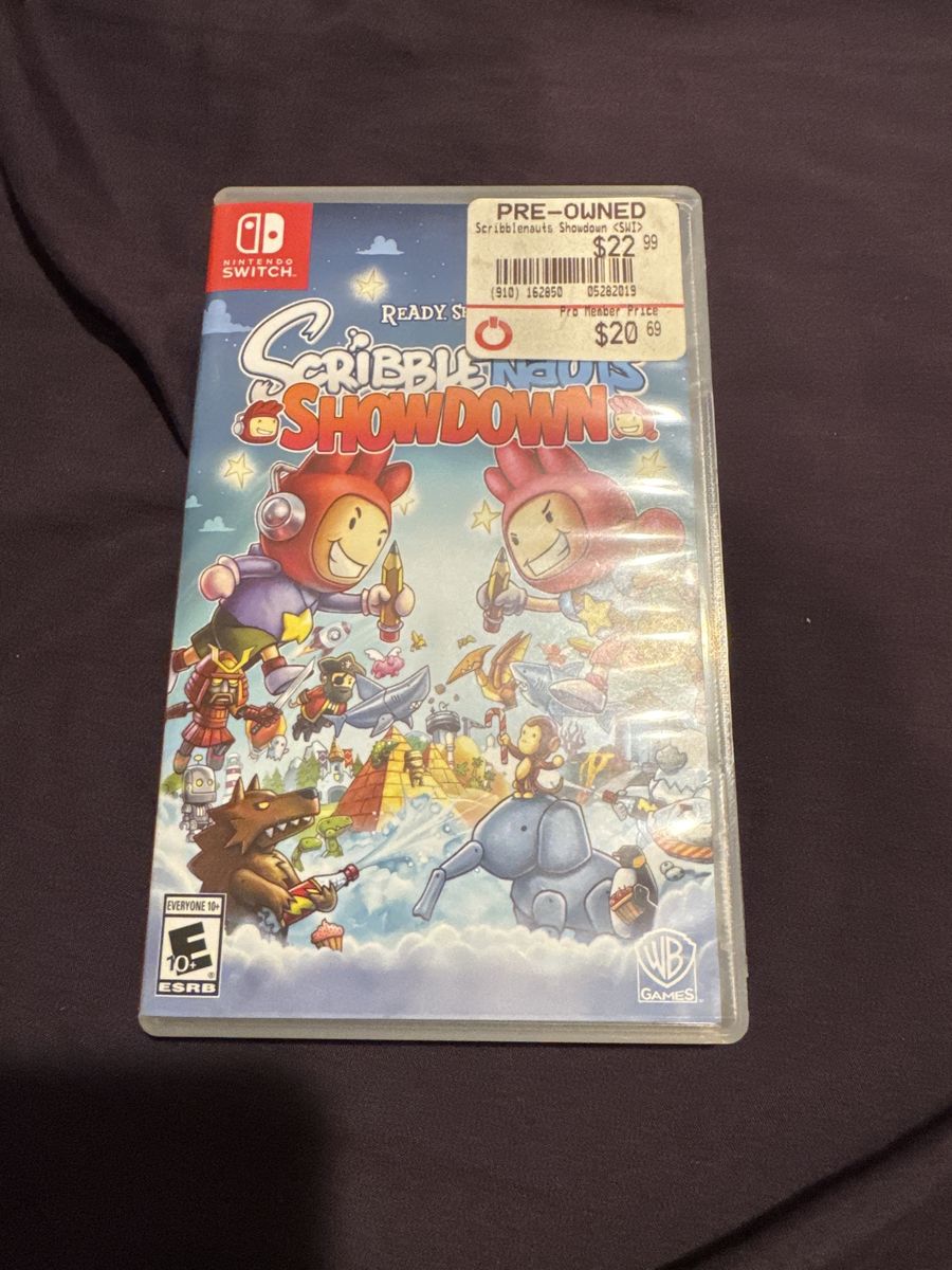 Scribblenauts Showdown Nintendo Switch Game - Pre-Owned, WB Games, E10+ ESRB Rating