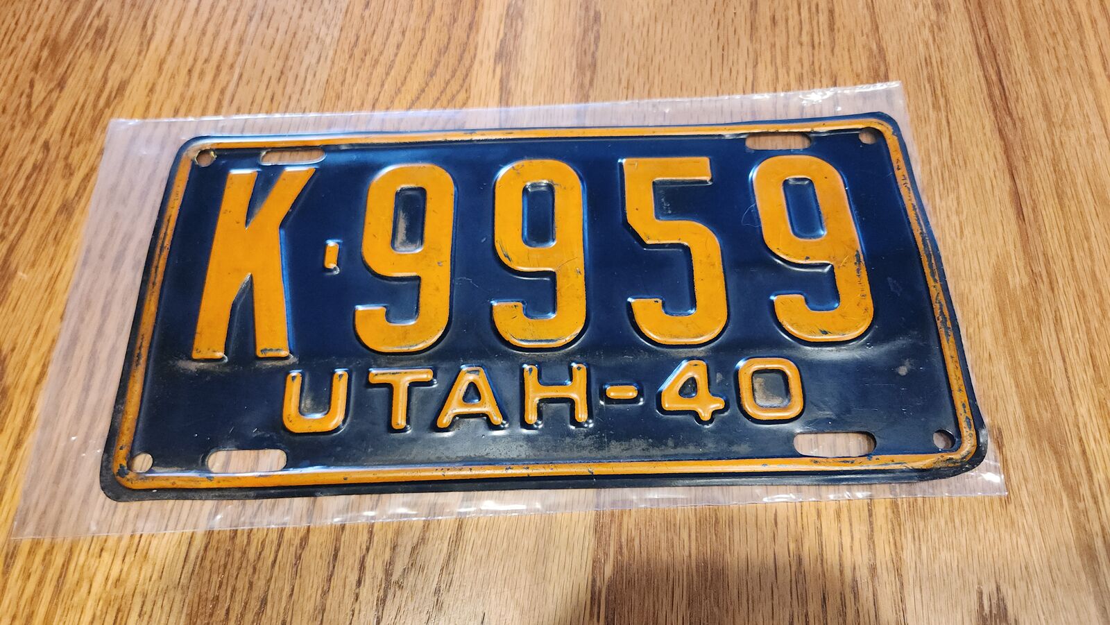 1940 Utah License