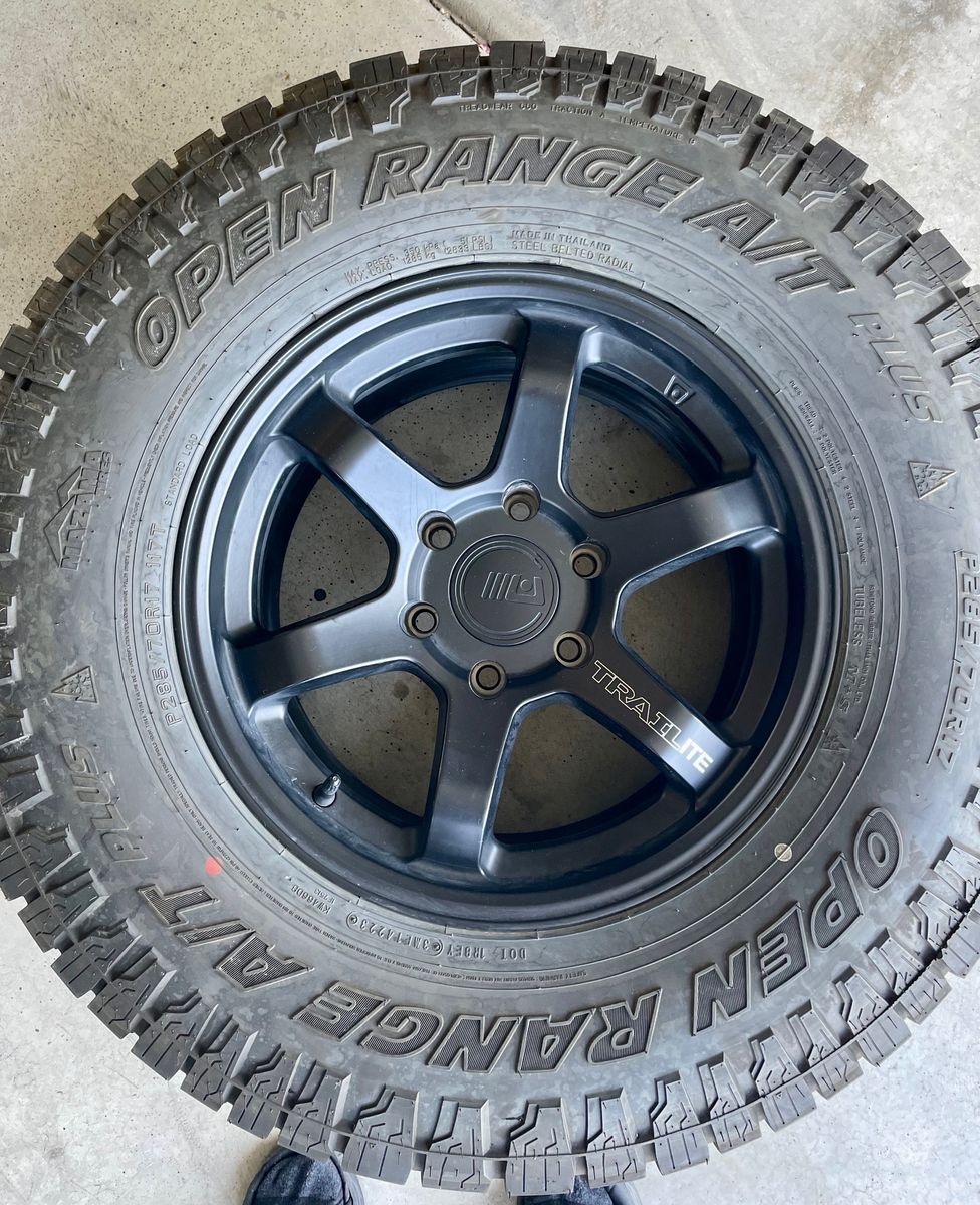 285/70 R17 Open Range Tires, Motegi Trail Lite Wheels