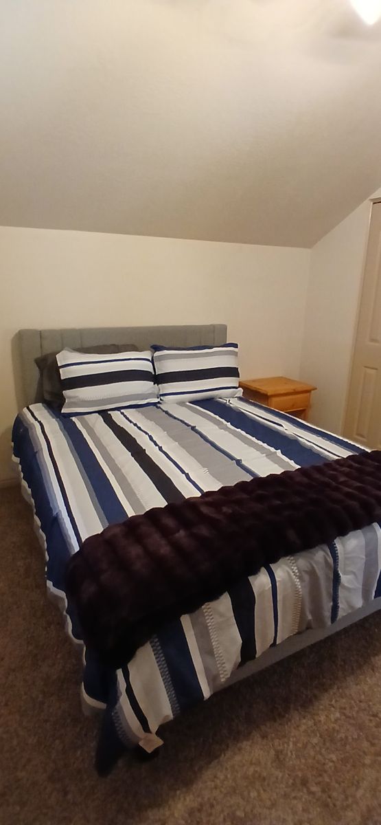 Queen size bed with mattress