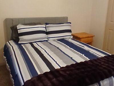 Queen size bed with mattress