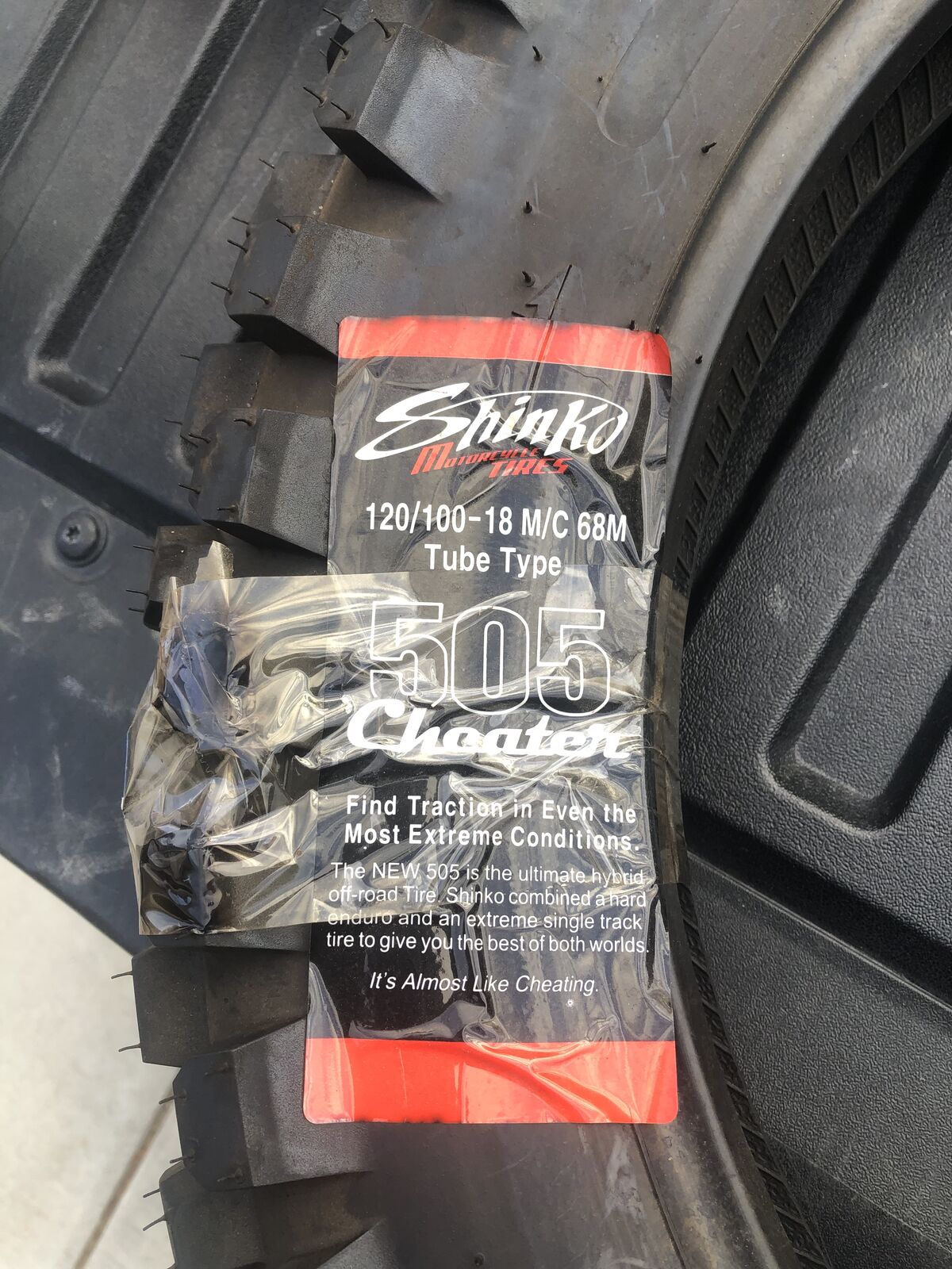 Shinko Cheater 505 tire