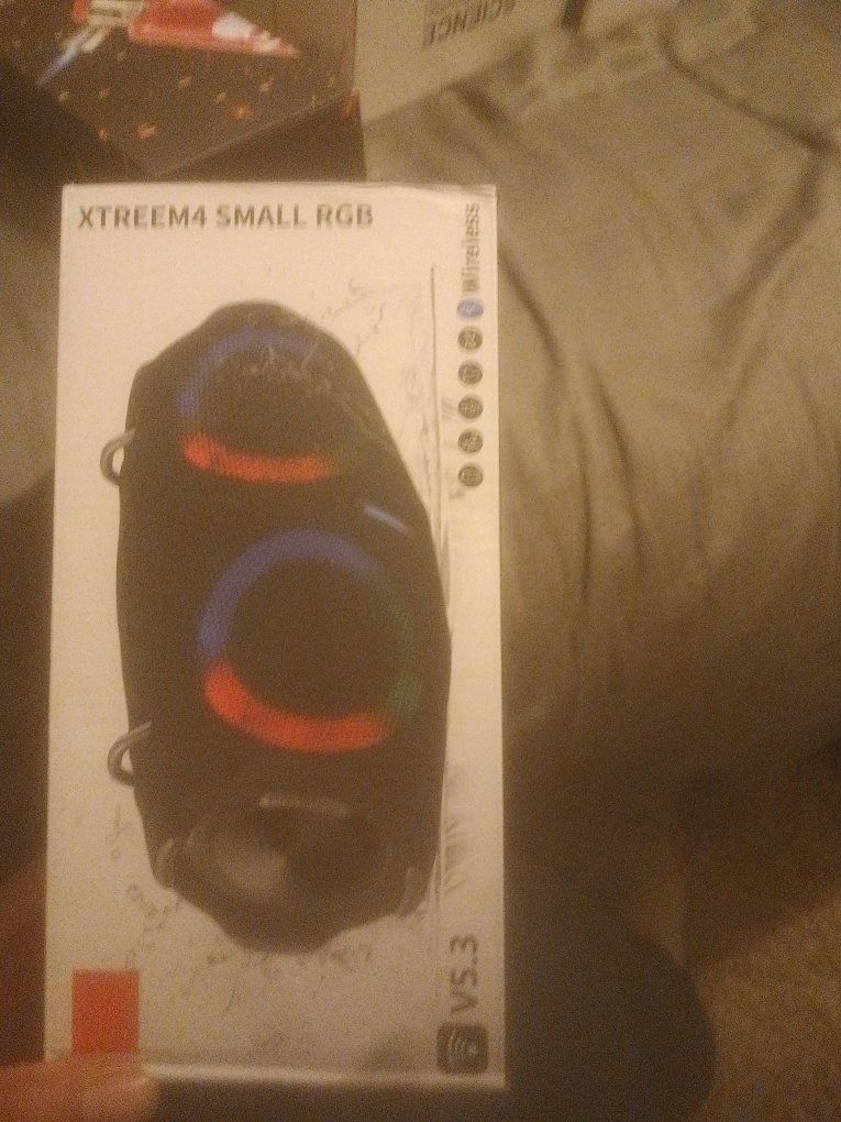 Xtreem4 Small RGB Portable Bluetooth Speaker with 5 Hours Playtime & USB Charge