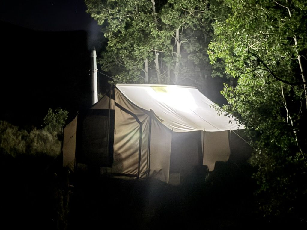 12 x 12 Kodiak Canvas Cabin Lodge Tent Stove ready