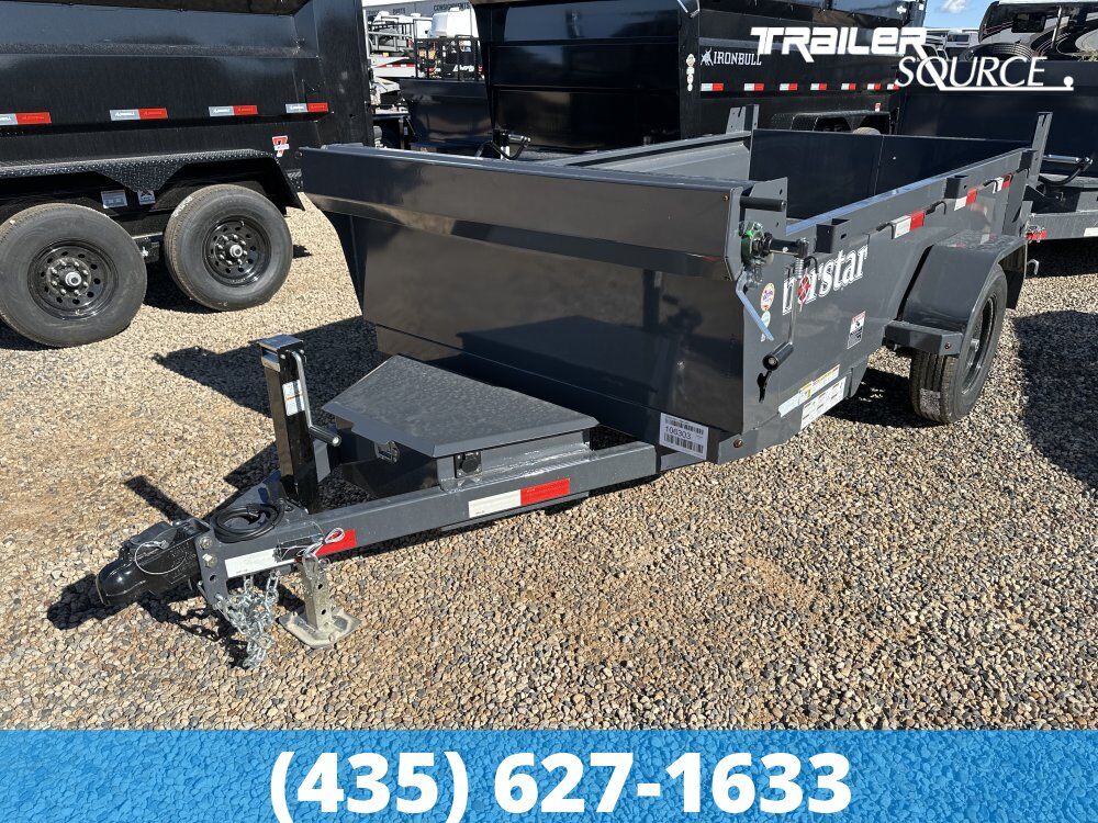 5x10 Norstar Iron Bull DCB Dump Trailer - 20" Sides - 3.5K GVWR