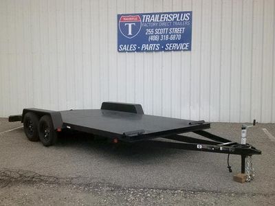 7x18 Tandem Car Trailer Utility Trailer FREE INSPECTION