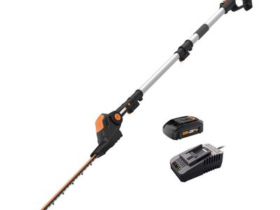 NEW! WORX WG252 20V 2-in-1 Attachment Capable Hedge Trimmer