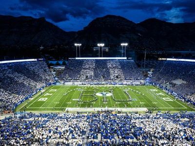 BYU Football 2026 Season Tickets - 3 tickets - super fun seats - Very rare Row 2 in NW corner! (with prepaid padded seat backs)