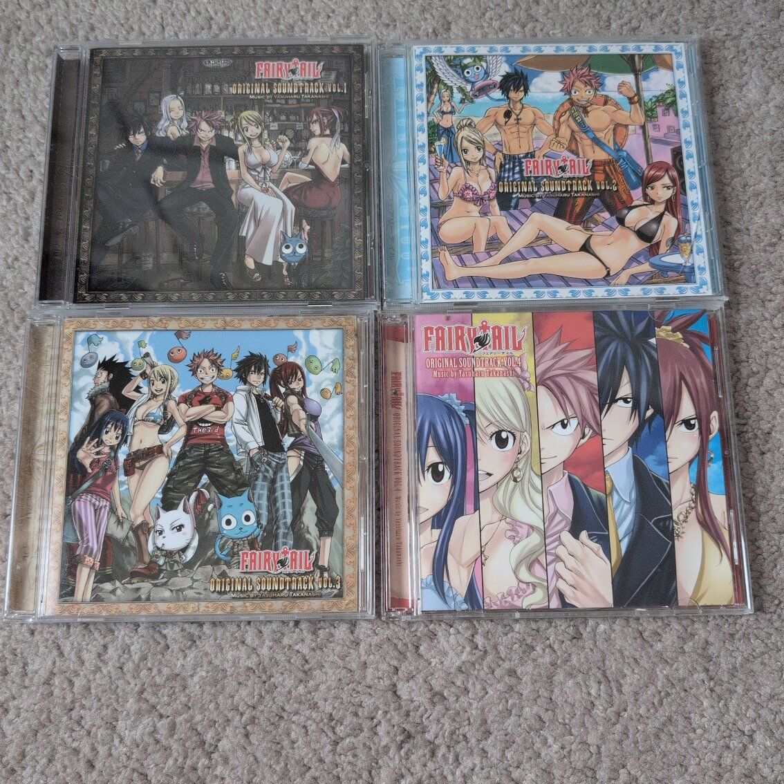 Fairy Tail soundtrack CDs