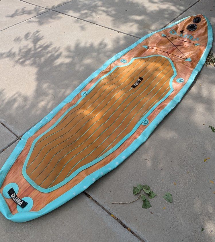 DAMA Inflatable Stand Up Paddle Board Set with Pump, Paddles, and Carrying Bag